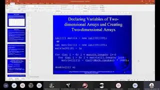 CH7 Multidimensional Arrays 01