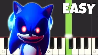 Ding Dong Hide & Seek - Sonic.exe Song - EASY Piano Tutorial