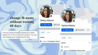 how to change fb name without waiting 60 days (new way) 2024