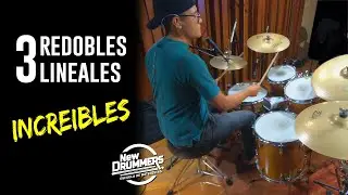 REDOBLES LINEALES con tresillos - Clases de BATERIA con @Javijazz21