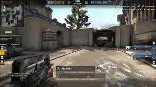 CSGO eka kilpailullinen pelini Dust 2