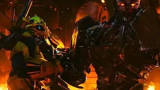 The battle of Autobots and terraracons.Bumblebee's Death.Transformers rise of the beast