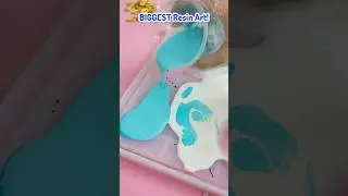 BIGGEST Resin Art!!!🤩💕✨️ | Riya's Amazing World