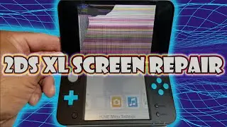 How to Replace Nintendo 2DS XL top LCD screen