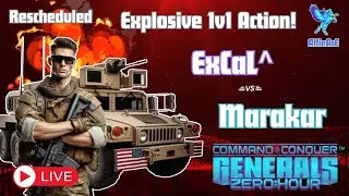 🔴 Live Command and Conquer, Zero Hour 13gmt ExCaL^ vs Marakar $30 BO11 Super Show Match