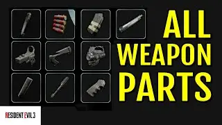 ALL Weapon Part Locations (Kendo's Protege Record) | Resident Evil 3 Remake