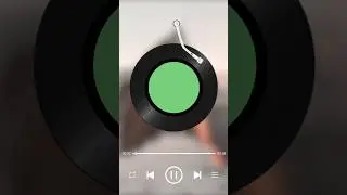 green screen music playing video //music display green background video no copyright 