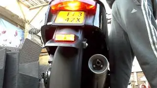 Yamaha giggle /c3 with leovince GP Pro Exhaust