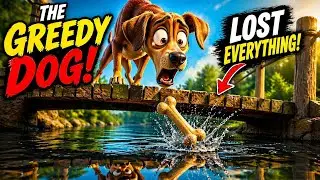 The Greedy Dog Story in English | Short Moral Story for Kids