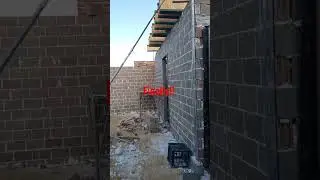🏡🎉 A Garage! Built with Two Hands 👌🏼🤯 #construction #homesteading #offgrid #subscribe