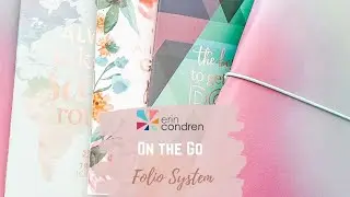 ERIN CONDREN On the Go Folio System | 2023 Petite Planners | November Plans #erincondren #ecsquad