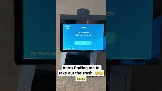 This thing is next level. Lol. #astro #amazonastro #robot