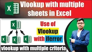 Vlookup with multiple criteria 🔥🔥 | how to use vlookup with iferror in excel | vlookup with iferror