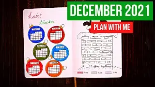 December 2021 Minimalist Bullet Journal | PLAN WITH ME