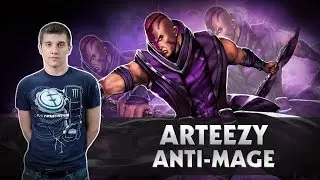 Dota 2. Arteezy Anti Mage 6.86 RMM full game