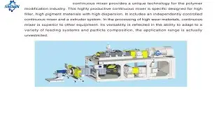Continuous kneader and twin screw extruder for Nylon added 90% metallic powder compounding