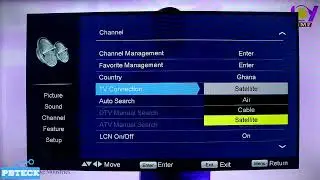 🔵 How To  Install & Scan Local Digital Channels ON Amcon TV By Yourself | Pbteck