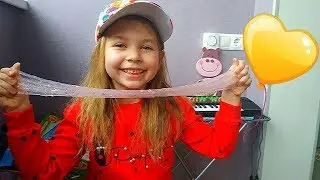 Слайм c  блестками Новинки Распаковка /Как получить новый СЛАЙМ