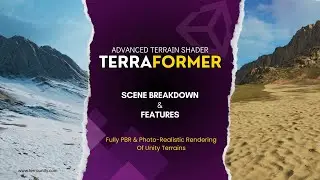 TerraFormer - Photorealistic Terrain Shader In Unity (Shader Graph - HDRP, URP & BIRP Materials)