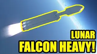 FALCON HEAVY to the Mun in Kerbal Space Program 2!