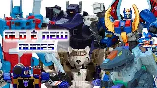 Transformers G1 Figures, Omega Prime, G.I. Joe - Cobra Dreadnok Soundwave, Deathsaurus and Tigerhawk