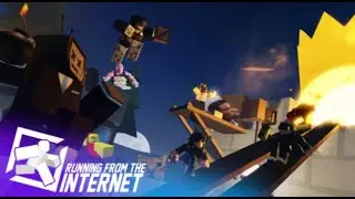 Побег от... ИНТЕРНЕТА?! RUNNING FROM THE INTERNET в роблокс!