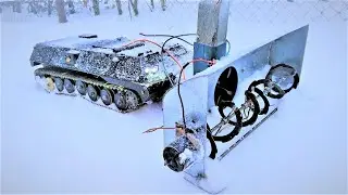 RC СНЕГОУБОРЩИК СВОИМИ РУКАМИ!  DIY Snow blower