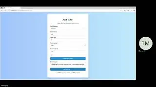 Tutors Application using JSP,  SERVLET,  AND  DATABASE