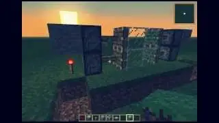 Необычная дверь в Minecraft . Учимся.