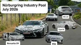 Nürburgring Industry Pool July 2026! CLE Mythos, iX5M, Revuelto SV, Nuvolari, Toyota GR GT and more!