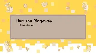 Tank Hunters - Harrison Ridgeway