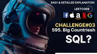 FAANG TASK#03   Big Countries Solution | TOP SQL 50 SOLVED QUESTION  | LEETCODE