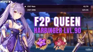 KEQING HARBINGER BUILD/GUIDE/SHOWCASE #F2PBTW - Genshin Impact