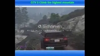 Grand theft auto 5 driving throw moutain