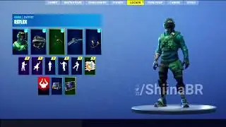 LEAKED *NEW* REFLEX skin showcase with BACKBLING Fortnite Battle Royale