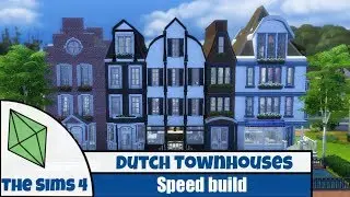 Sims 4 Speed Build: Dutch Townhouses Pt.1