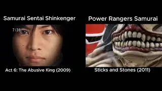 Shinkenger/PR Samurai - Zuboshimeshi/Negatron's insults (comparison)