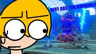Major test of strength shrines in a nutshell | BoTW animation (why are you running meme)