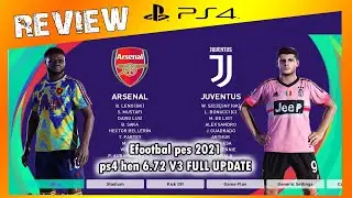 eFootball PES 2021 PATCH v3 Full Update ps4 hen 6.72