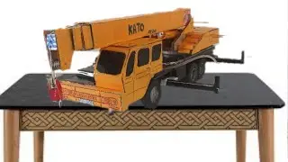 How To Make KATO Crane From Cardboard.(kartondan neler yapilir Vinç yapimi)