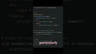 Python Trick: Creating Custom Context Managers with contextlib