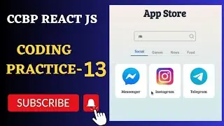 App Store | Coding Practice 13 | REACT JS | NxtWave | CCBP 4.0