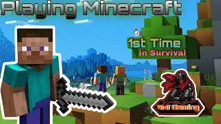 My First Day In Minecraft || A New Journey By @18ujjwal
