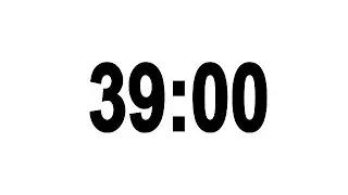 39 Minute Countdown Timer with Alarm