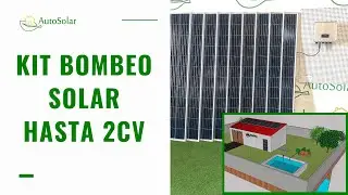 Bombeo Solar Directo: Kit placas solares para bomba de agua solar | Autosolar