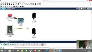 Program in Python to Control LED using Push button Switch, Rocker switch and CISCO Packet Tracer