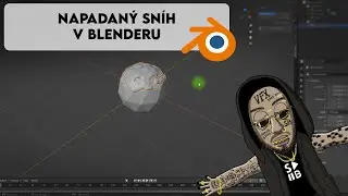 Jak simulovat napadaný sníh na objektu | BLENDER