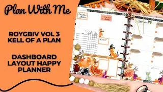 PLAN WITH ME | HAPPY PLANNER CLASSIC DASHBOARD LAYOUT | HALLOWEEN CATS & KELL OF A PLAN | OCT 14-20