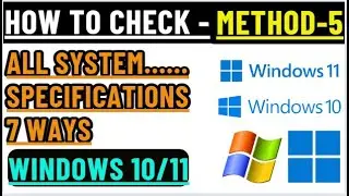 How to Check Computer Specifications in Windows 10/11 | "systemInfo" | 7 Ways | Method-5