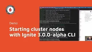 Starting cluster nodes with Ignite 3.0.0-alpha CLI